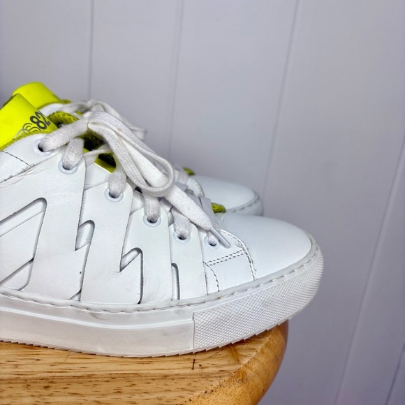 PS821 Alpha Fluro Shoes Neon - Size 40 Limited VIP #11 of 17 - RARE White Yellow - Picture 3 of 10